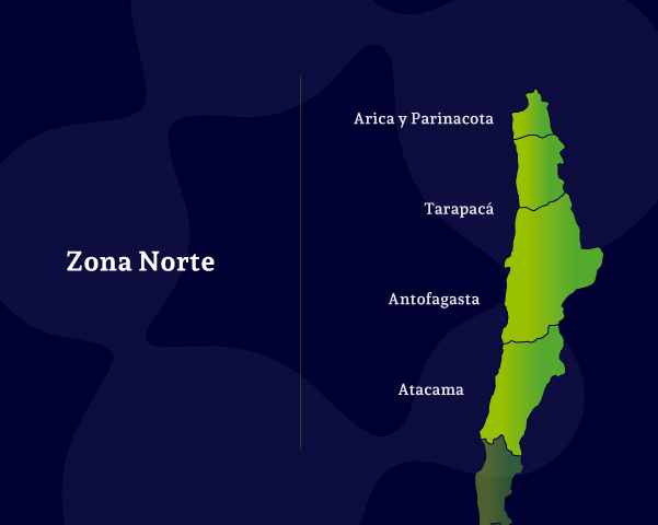 Cobertura Zona Norte